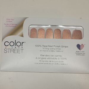 Color Street Nail Polish Strips in Shimmering Copper